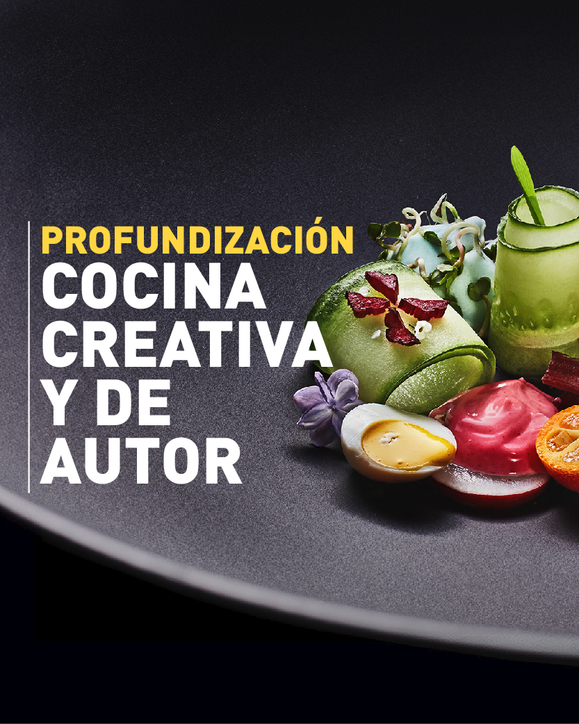Programa de Profundización en Cocina Creativa y de Autor